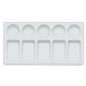 firkantet porcelænspalette 10h