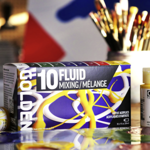 Golden fluid mixing set 10 Cbart